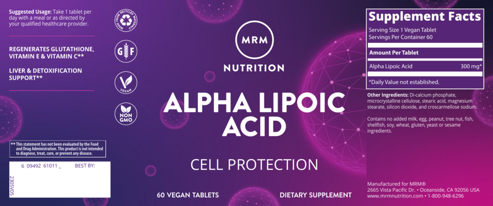Alpha Lipoic Acid 300mg