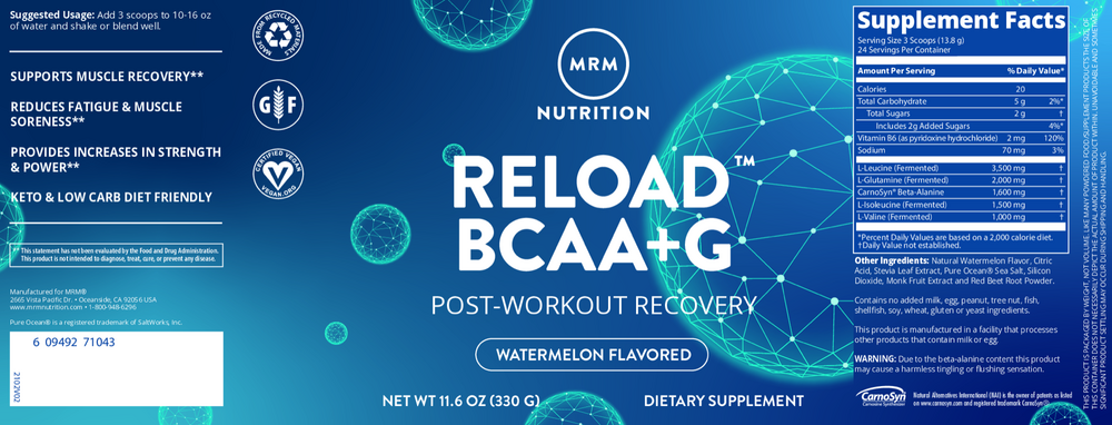 BCAA+G Reload - Natural Watermelon