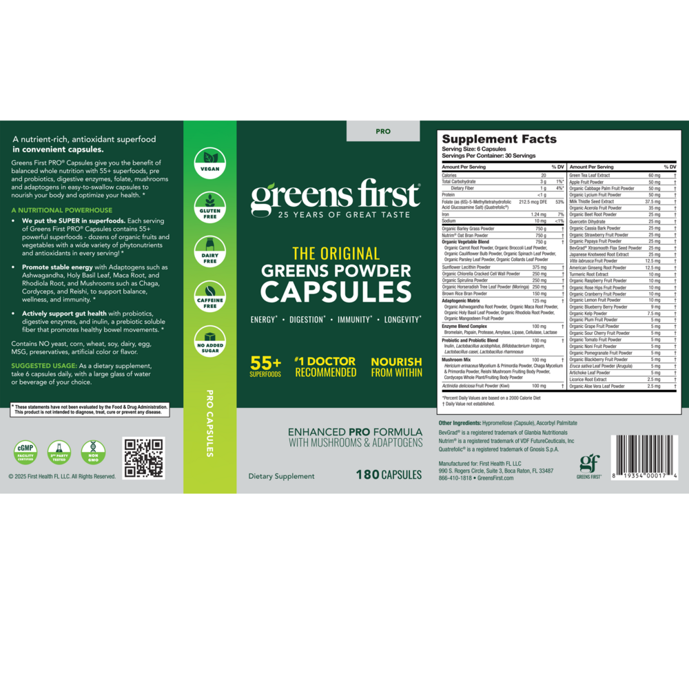 Greens First PRO (Capsules) 180c