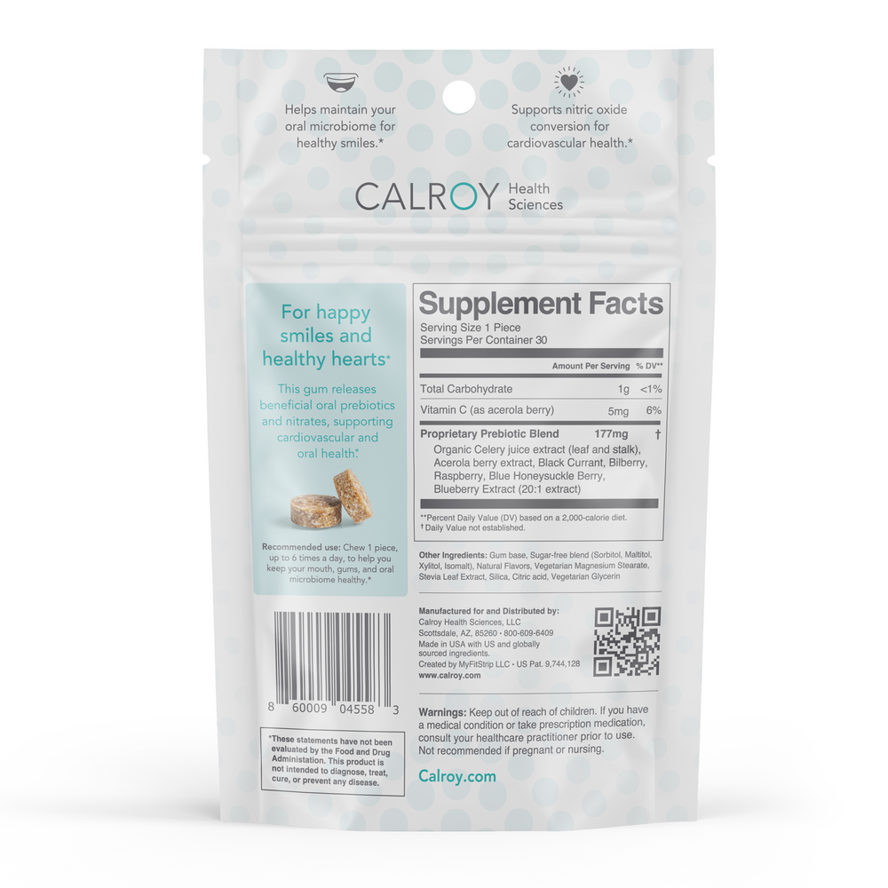 Oral Microbiome Gum-Based Dietary Supplement