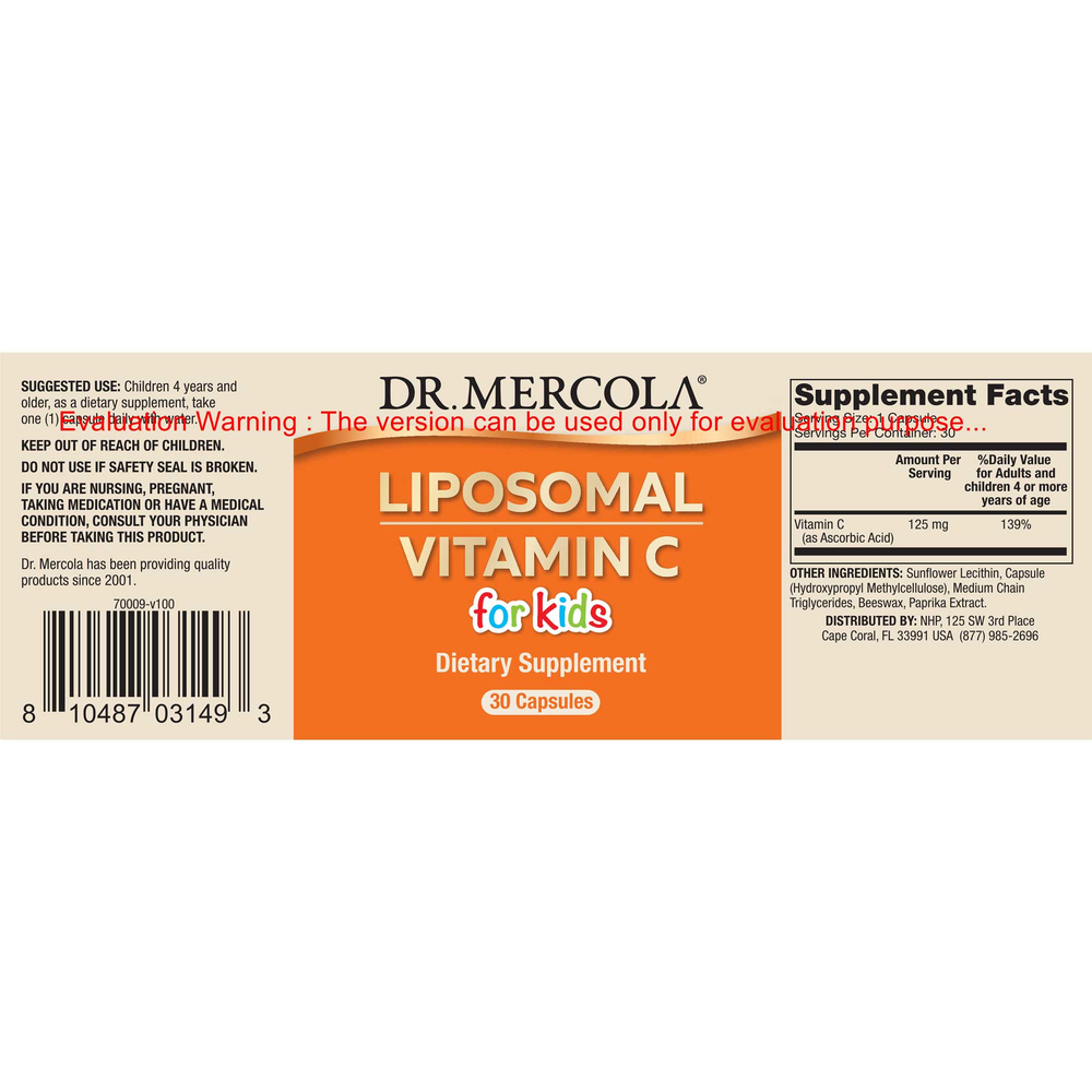 Liposomal Vitamin C for Kids