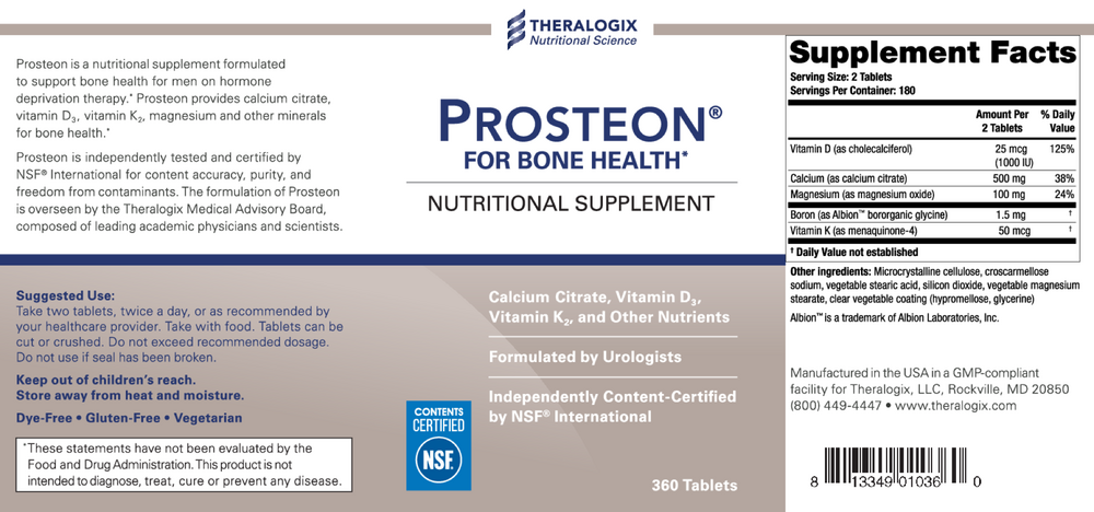 Prosteon® Bone Health Supplement (90 day supply)
