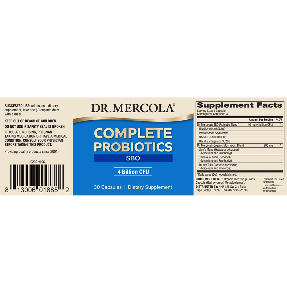 Complete Probiotics SBO