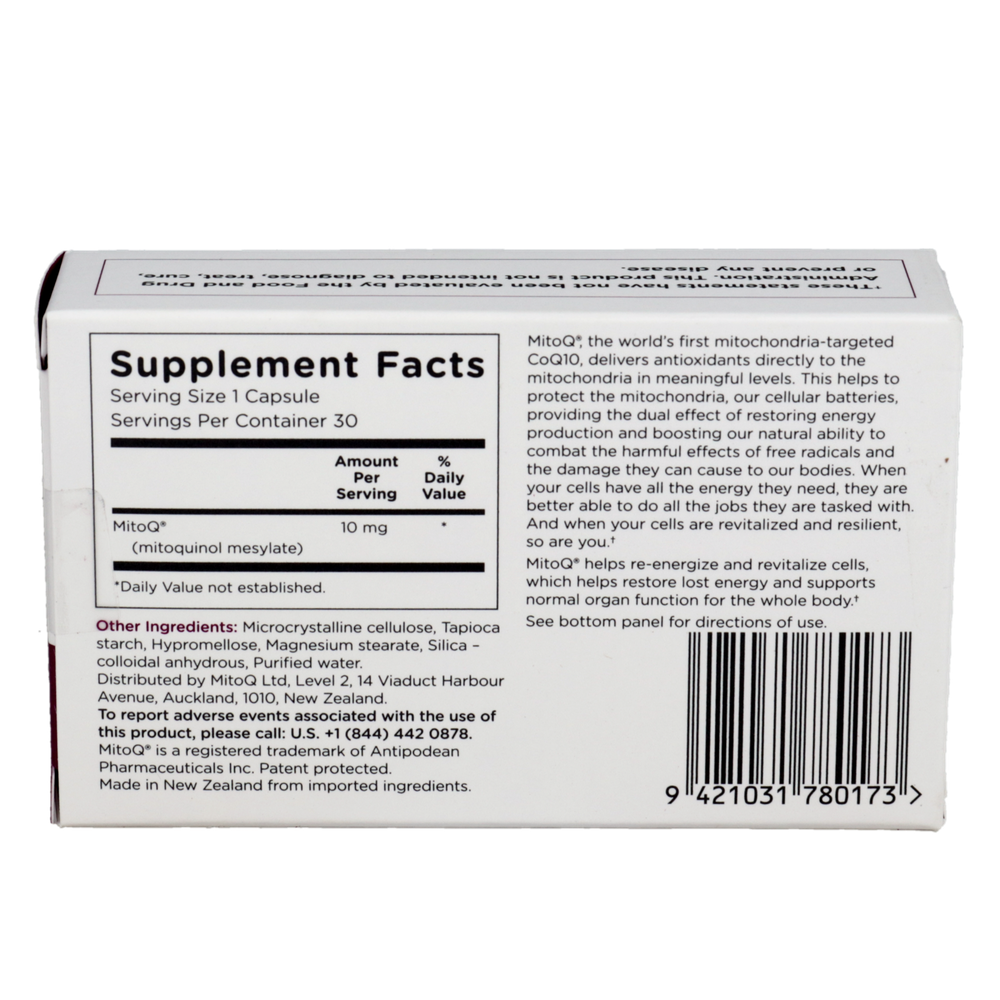 MitoQ 10mg