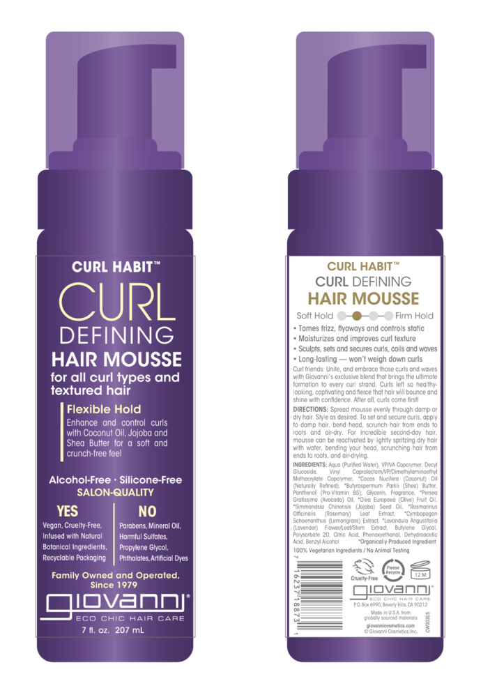 Curl Habit Curl Defining Hair Mousse
