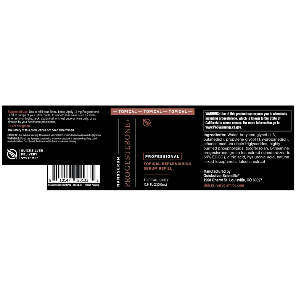 Professional Progesterone+ Topical Replenishing Serum Refill