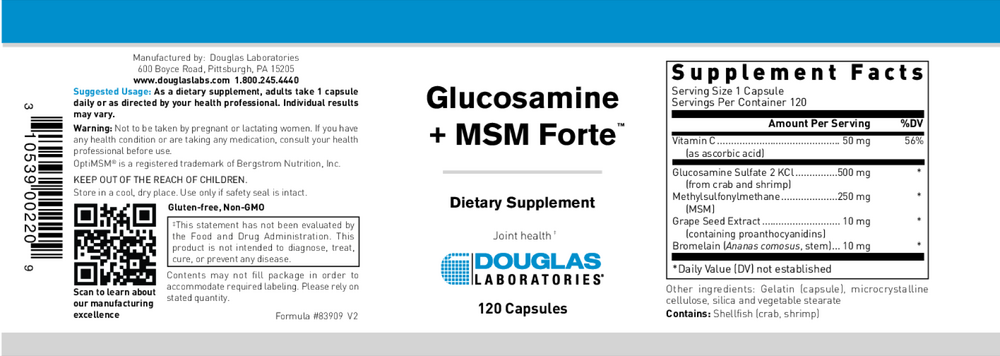 Glucosamine + MSM Forte