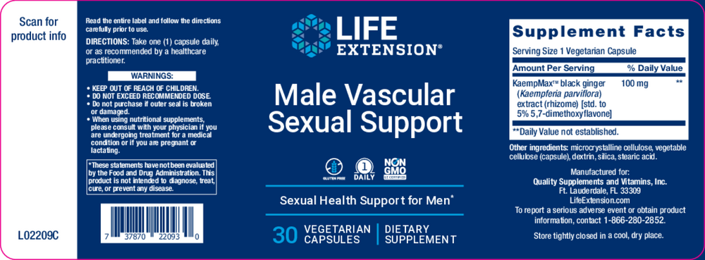 Male Vascular Sexual Support