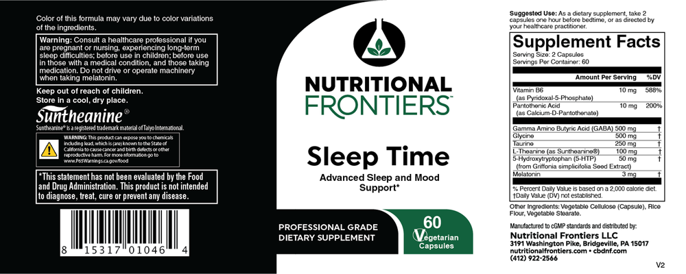 Sleep Time (California Only)