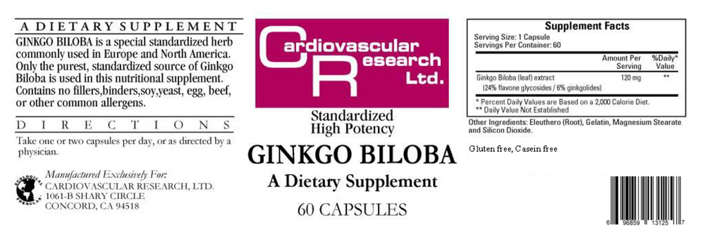 Ginkgo Biloba 120mg