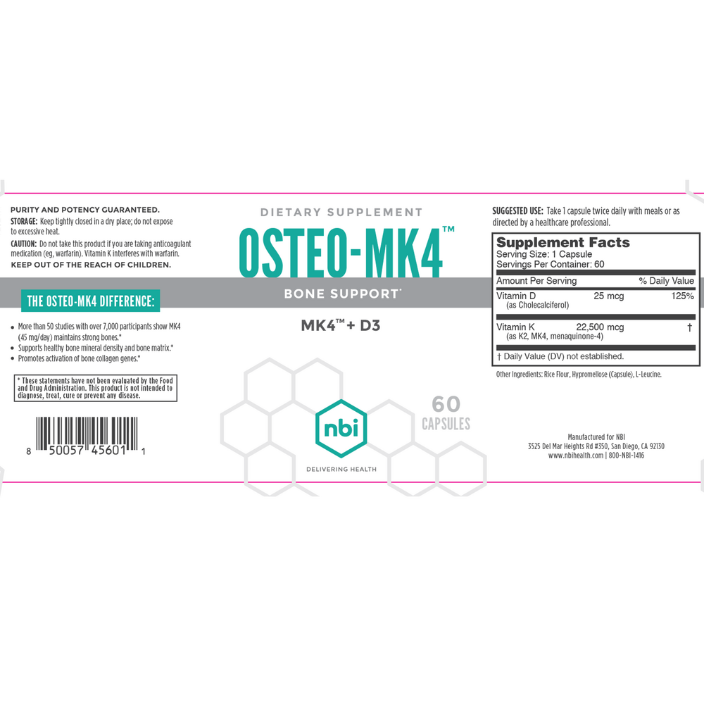 Osteo-MK4 MK4 + D3