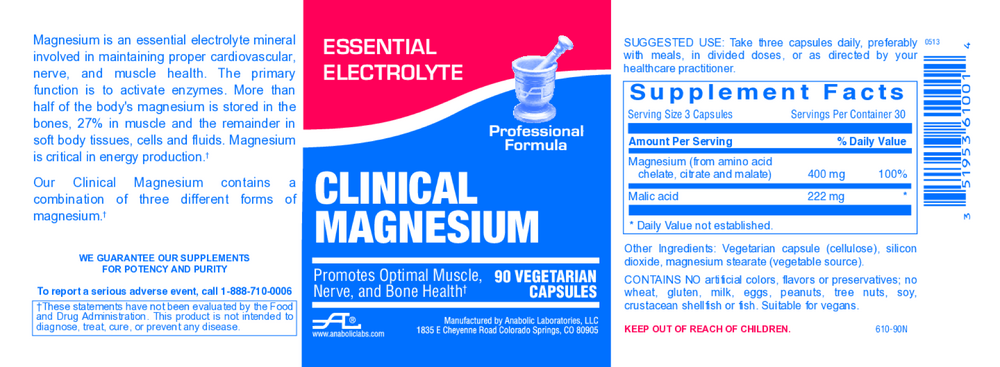 Clinical Magnesium