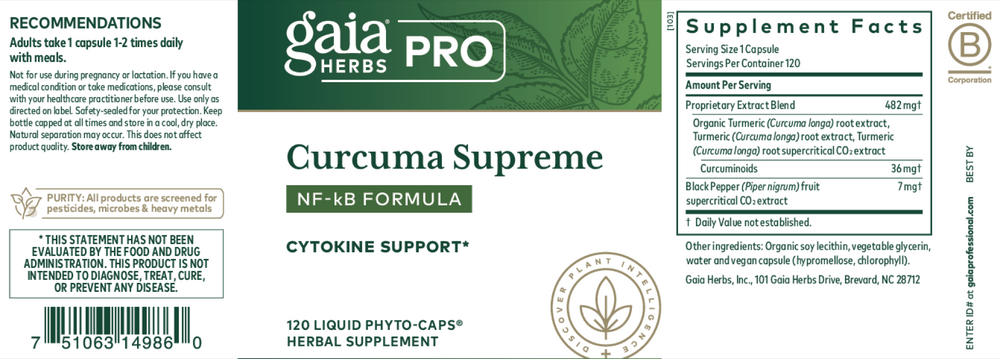 Curcuma Supreme NK-kB Formula