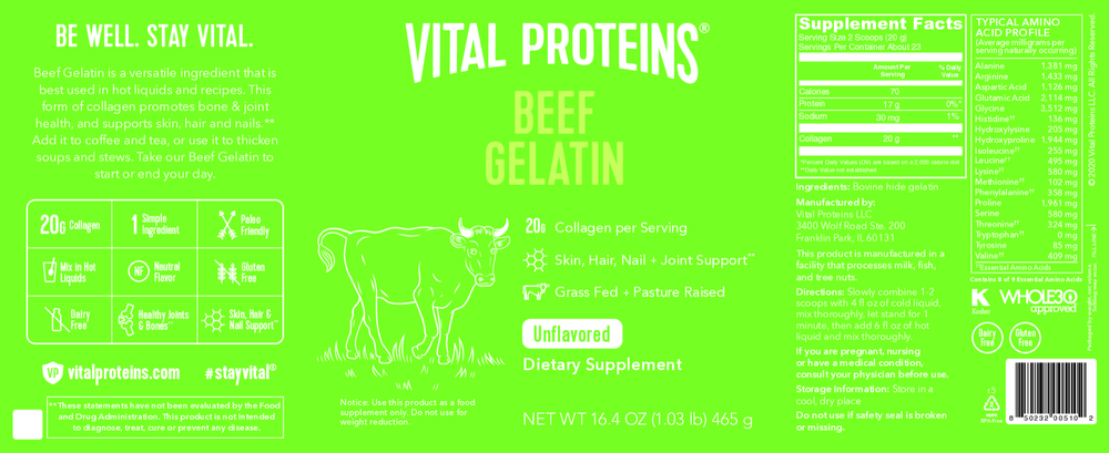 Beef Gelatin Powder