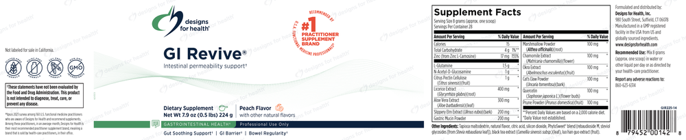 GI Revive Powder (California Only)