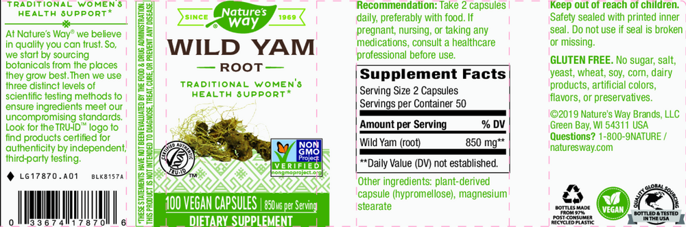 Wild Yam Root