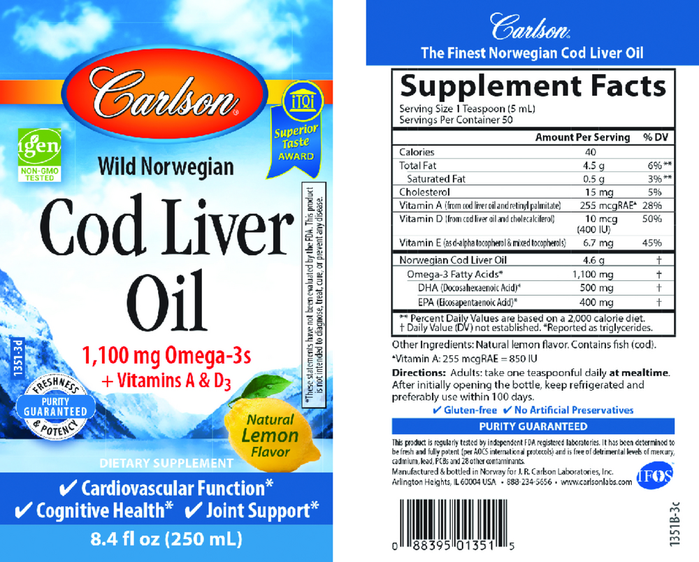 Cod Liver Oil Lemon