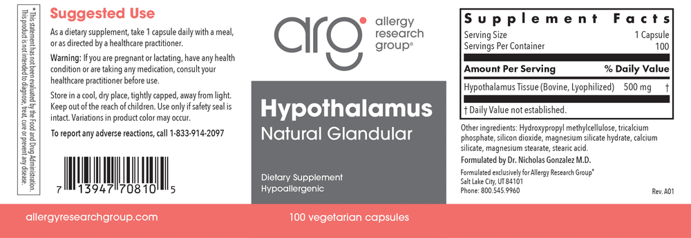 Hypothalamus Natural Glandular