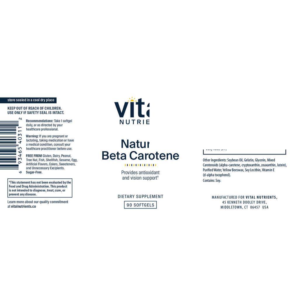 Natural Beta Carotene