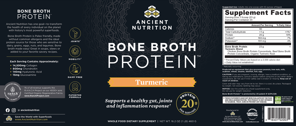 Bone Broth Protein Turmeric