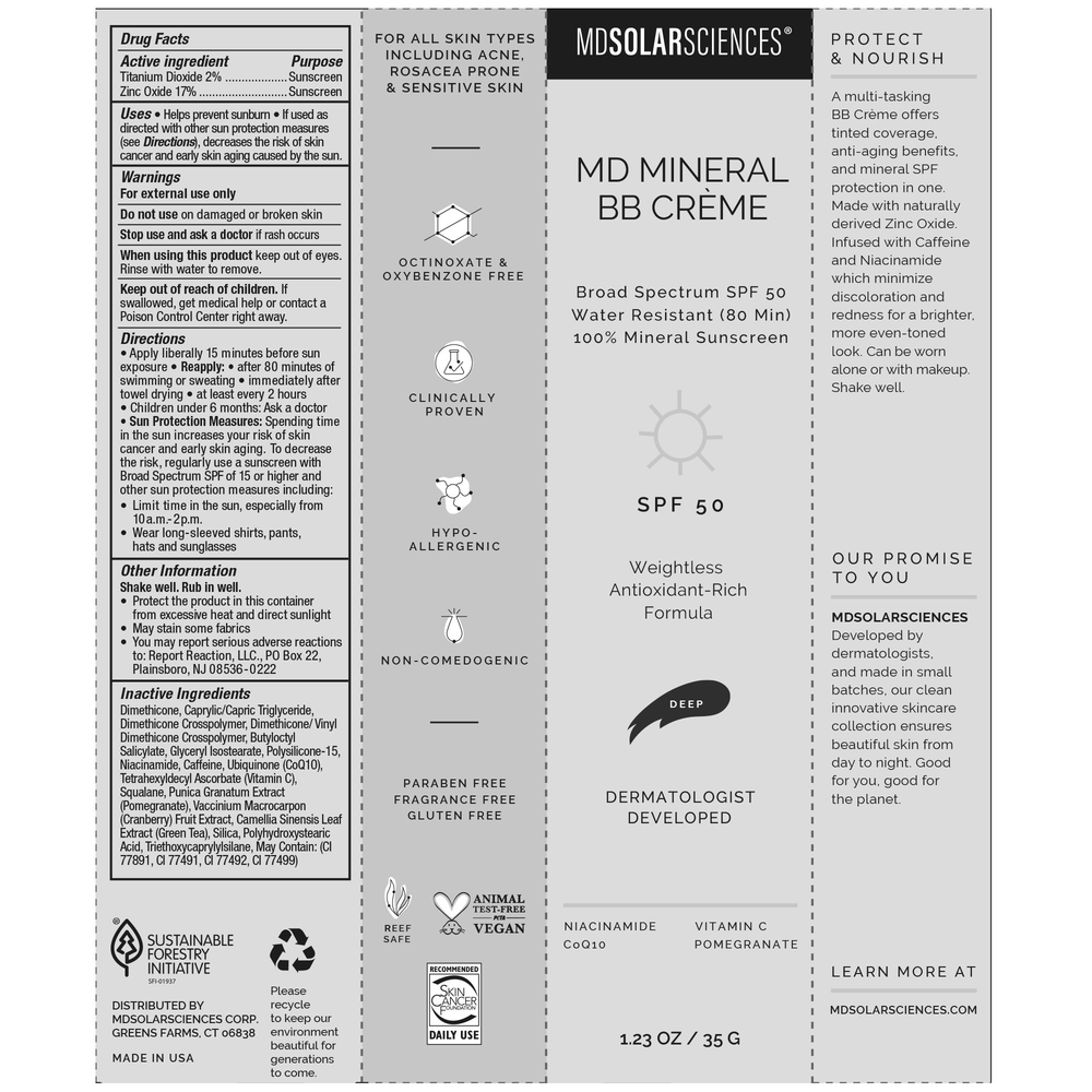 MD Mineral BB Crème SPF 50 - Deep