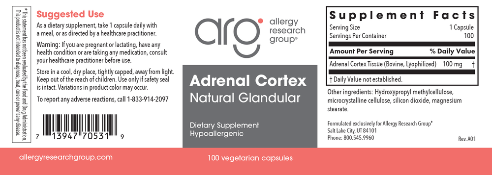 Adrenal Cortex Natural Glandular