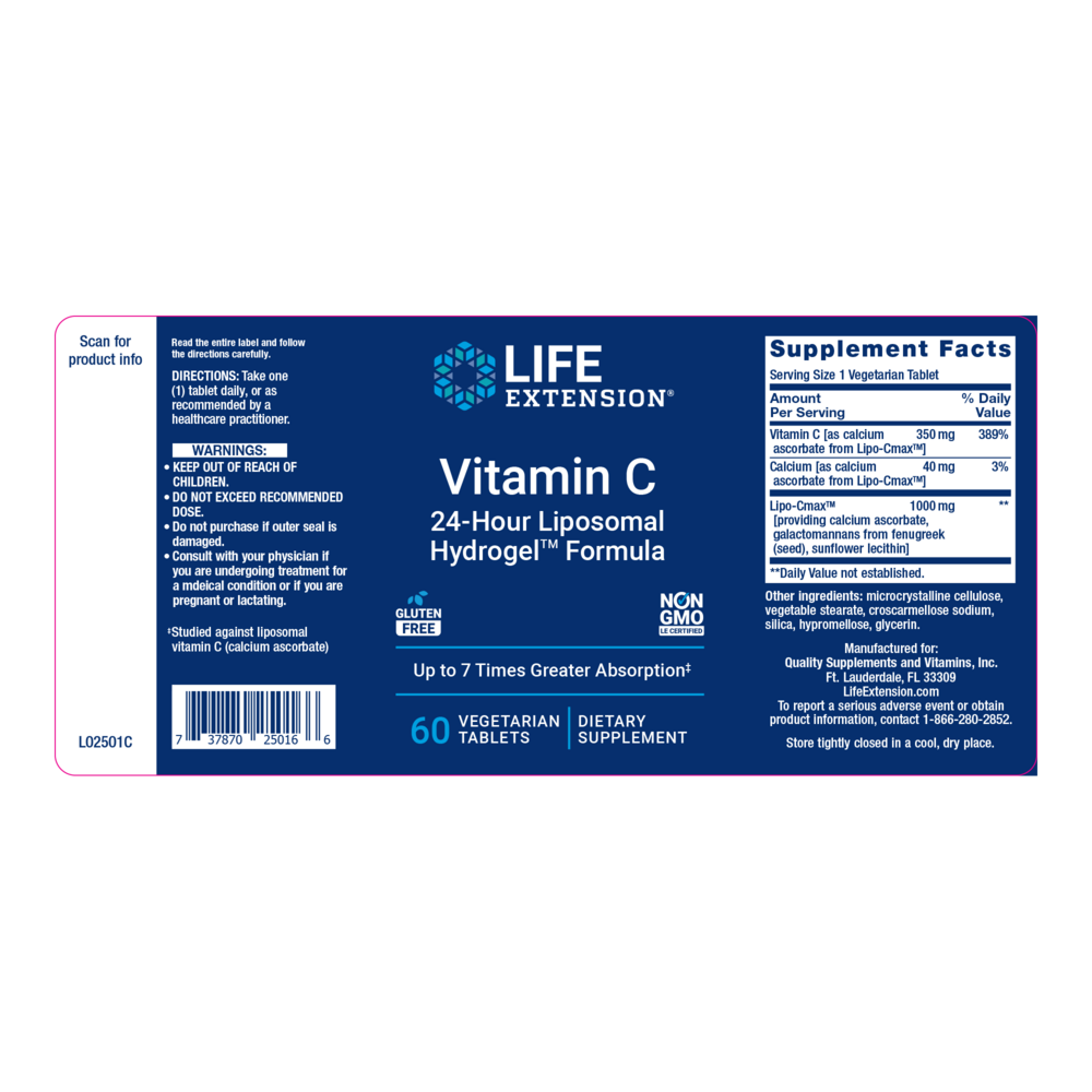 Vitamin C 24-Hour Liposomal Hydrogel™ Formula