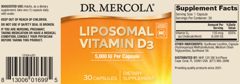 Liposomal Vitamin D 5000IU