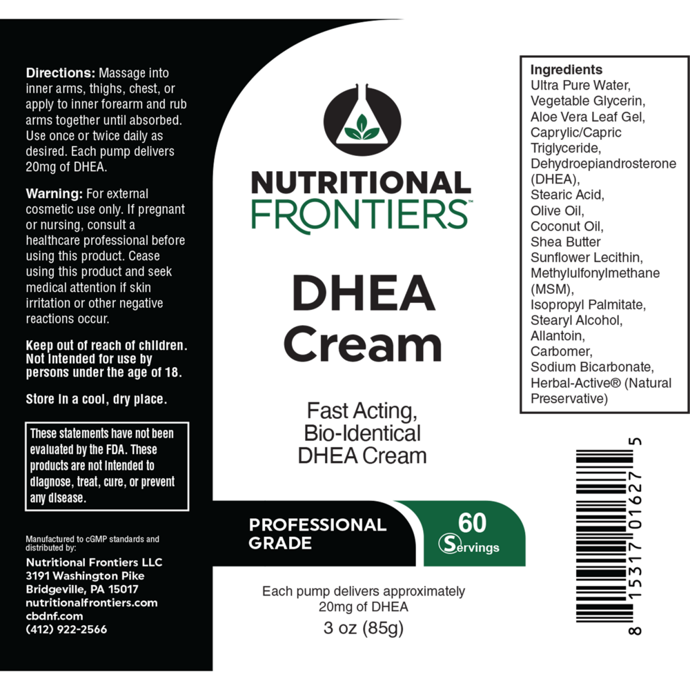 DHEA Cream (California Only)