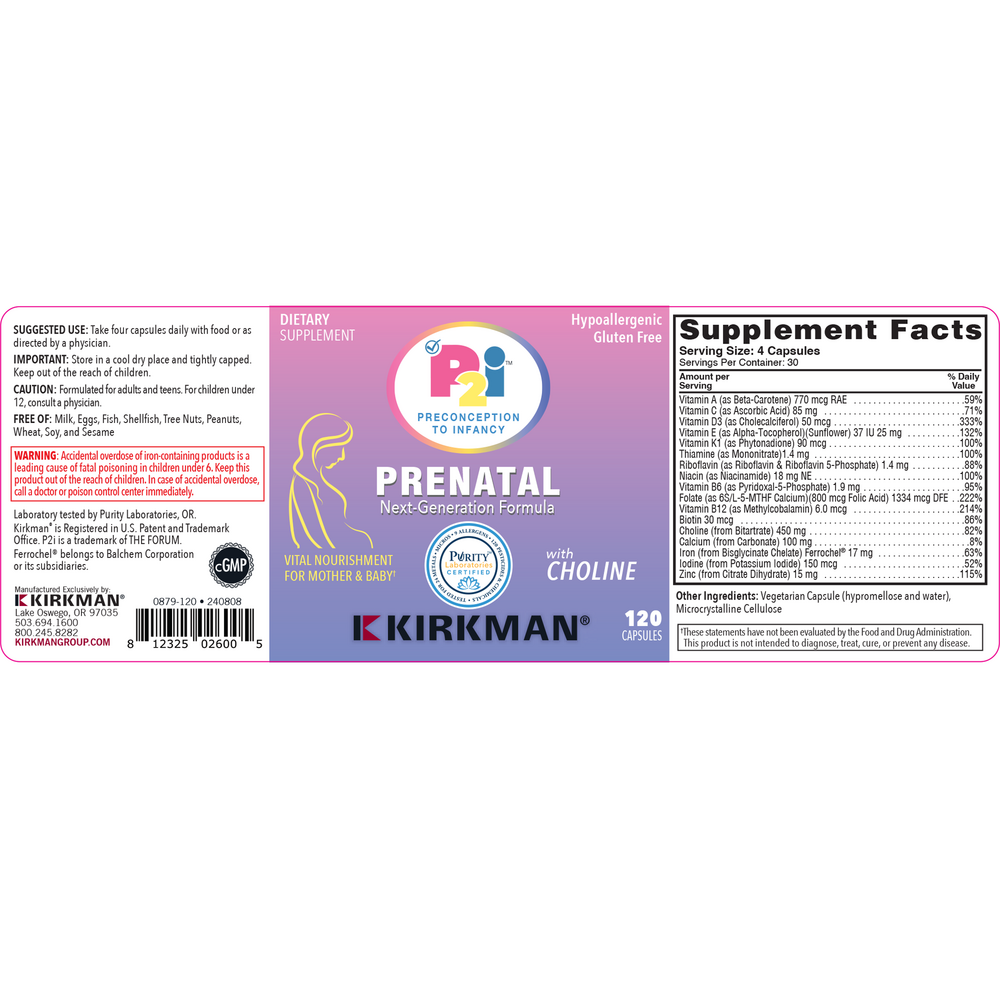 P2i Prenatal with Choline Next Generation Formula