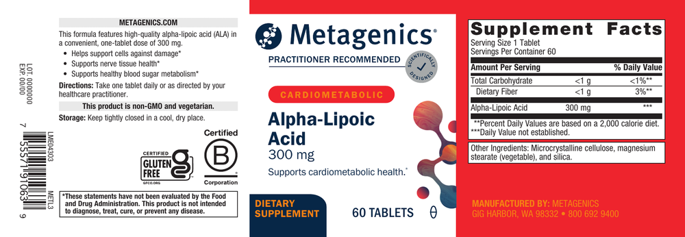 Alpha-Lipoic Acid 300 (formerly Meta Lipoate® 300)