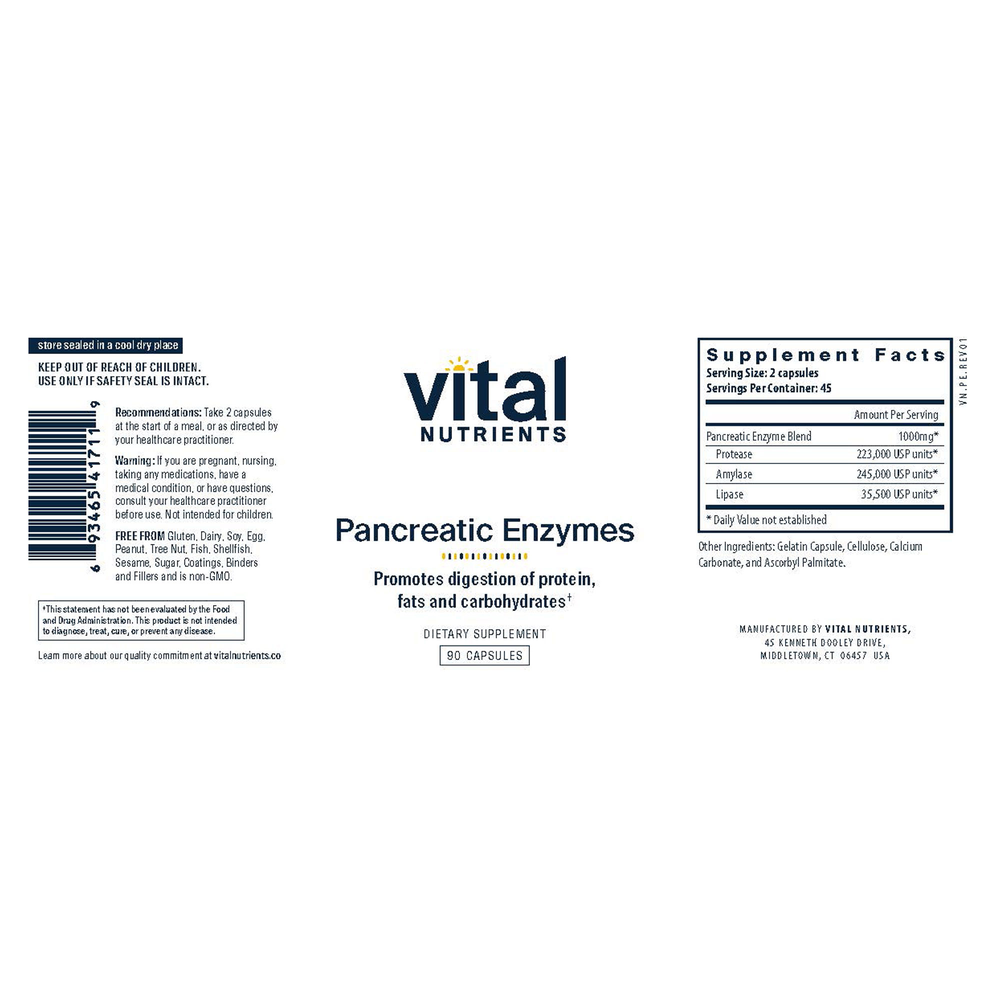 Pancreatic Enzymes 1000mg (full strength)