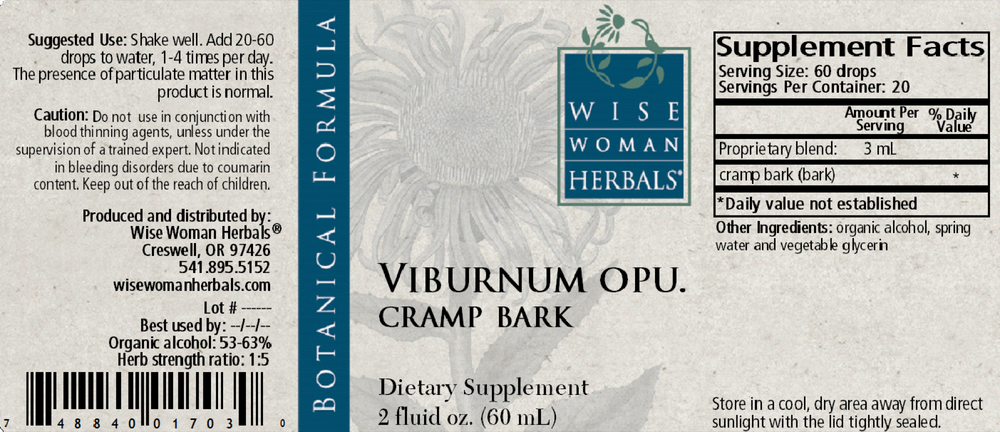 Viburnum opulus - cramp bark