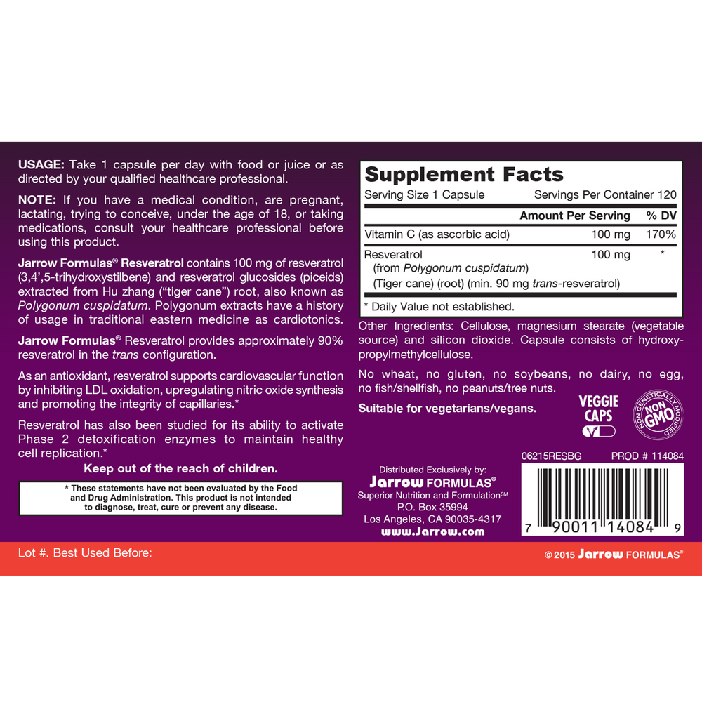Resveratrol 100mg