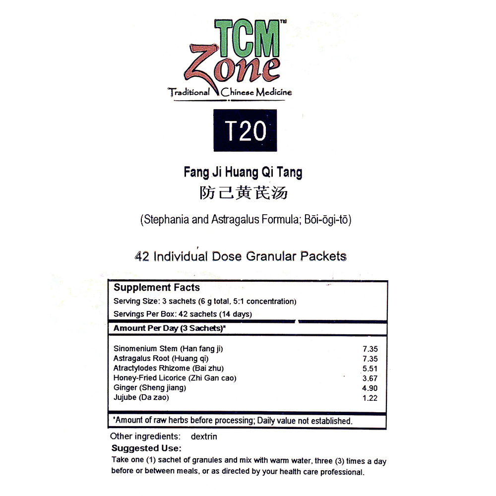 Stephania and Astragalus Formula Sachets (T20G)