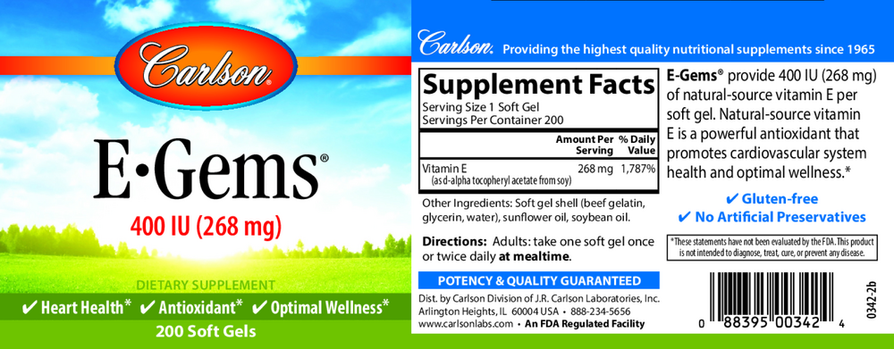 E-Gems® 400IU