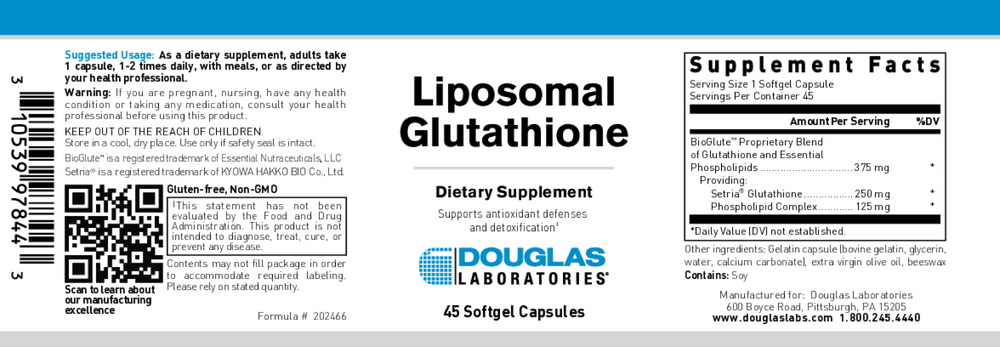 Liposomal Glutathione