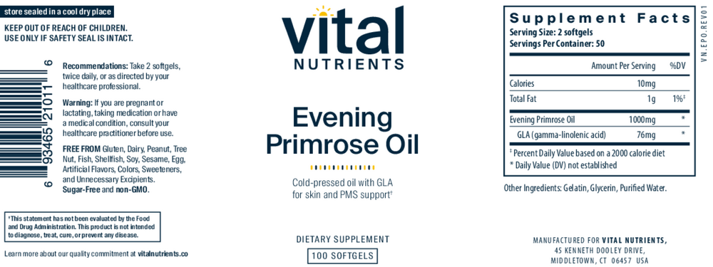 Evening Primrose 1000mg
