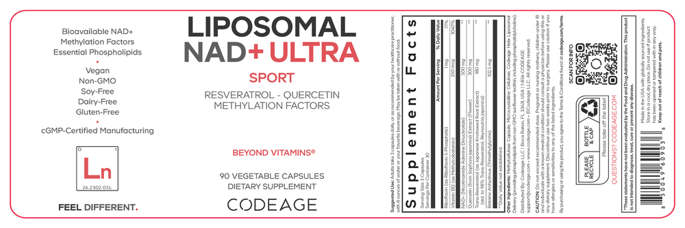 Liposomal NAD+ Ultra