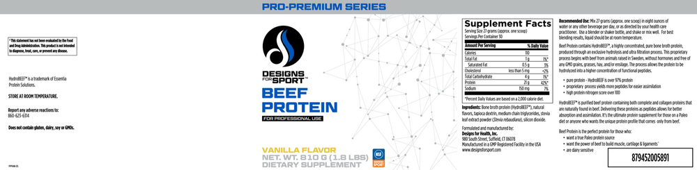 Beef Protein Vanilla