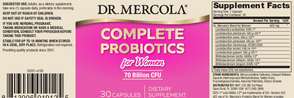 Complete Probiotics for Women