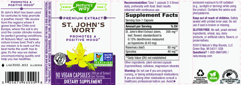 St. John’s Wort Standardized