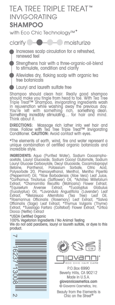 Tea Tree Triple Treat Shampoo