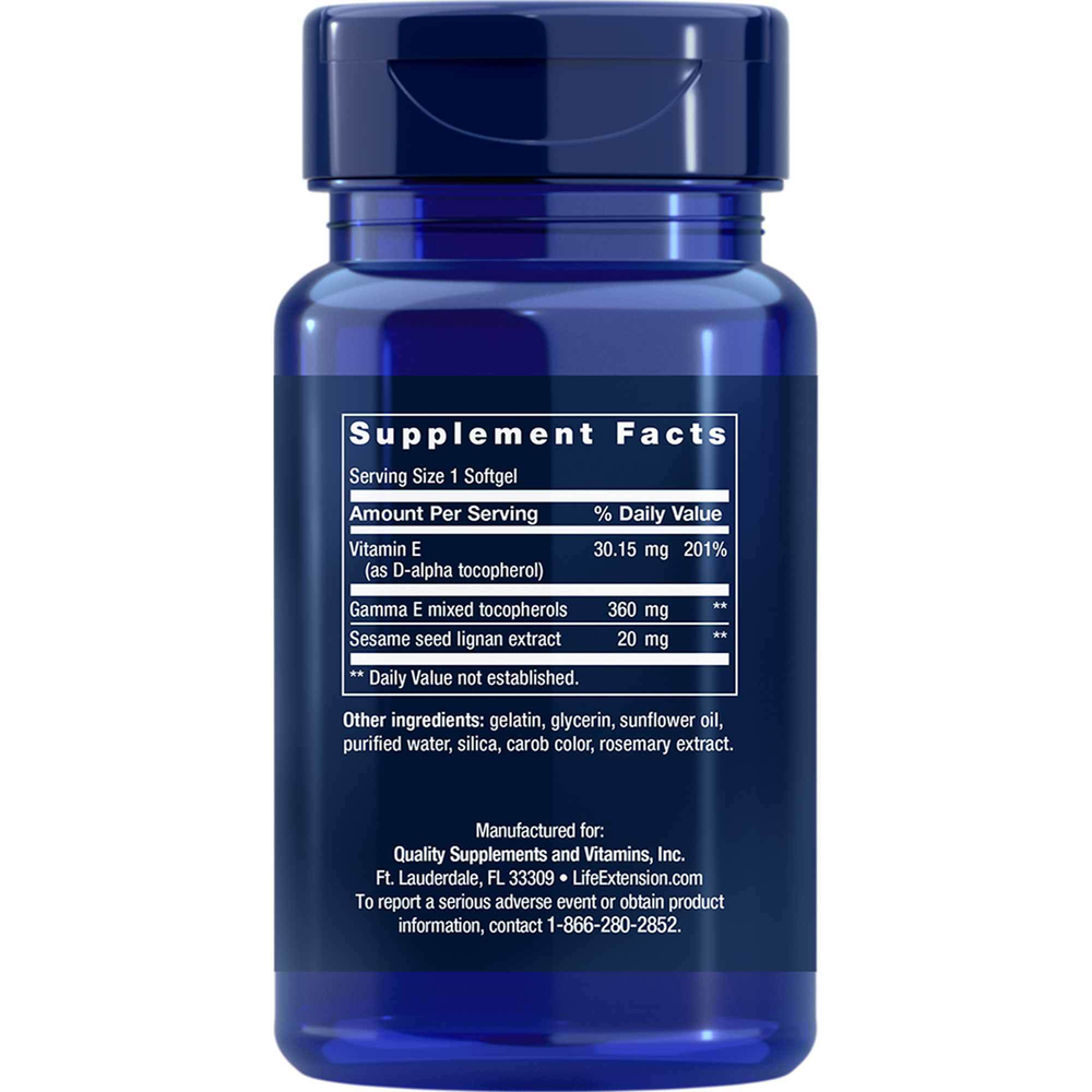 Gamma E Tocopherol w/Sesame Lignans