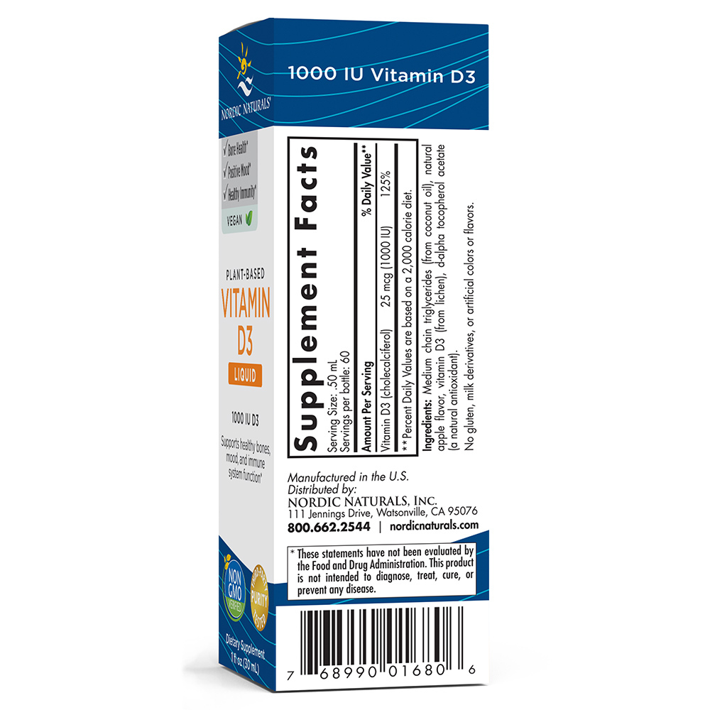 Plant-Based Vitamin D3 Liquid