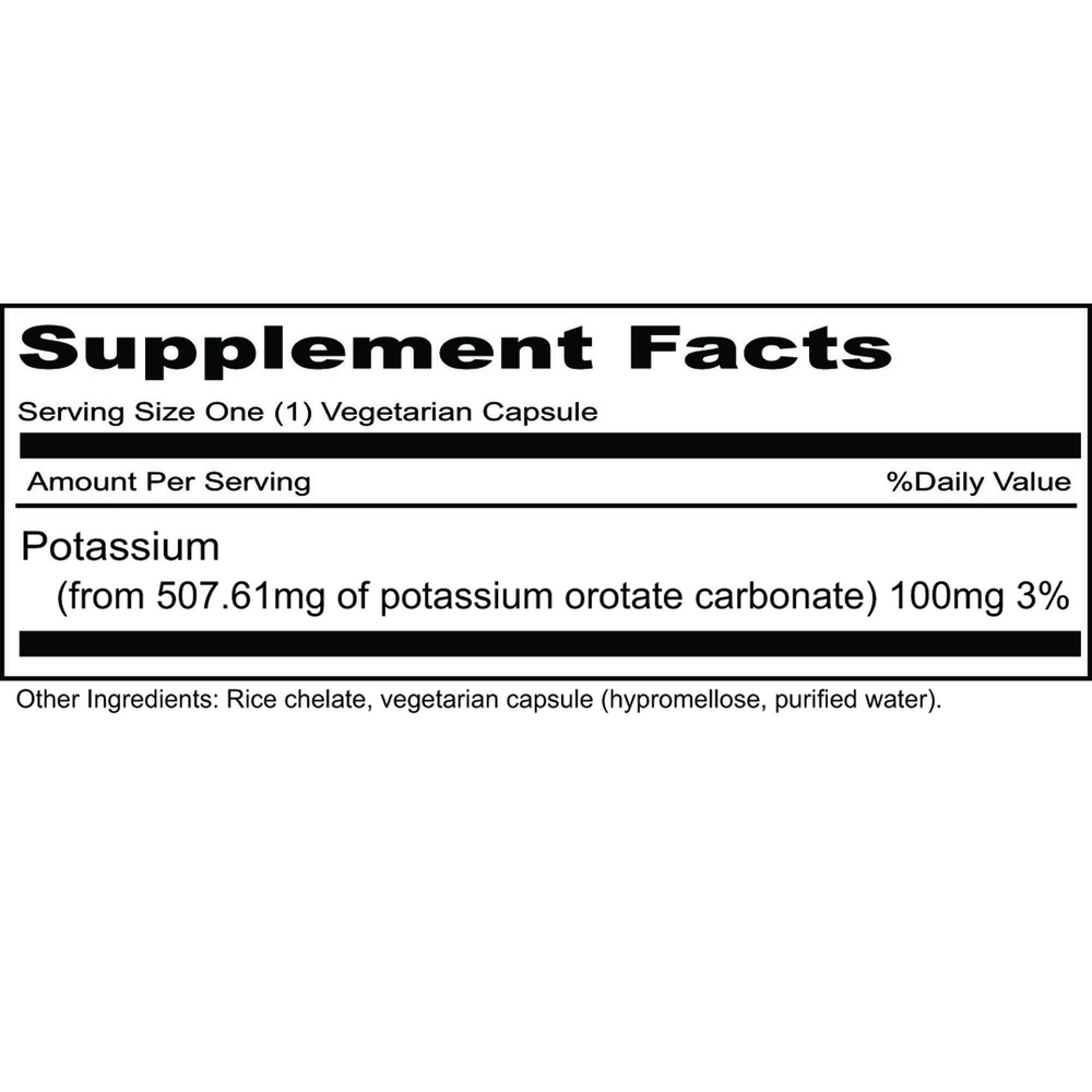 Potassium Orotate 500mg