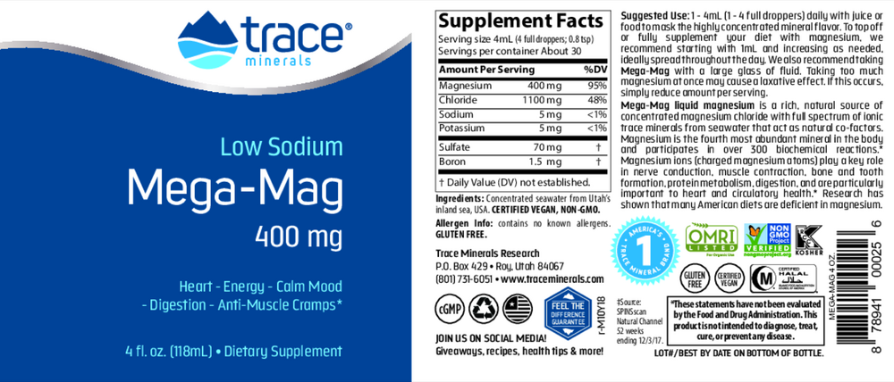 Liquid Mega-Mag 400mg