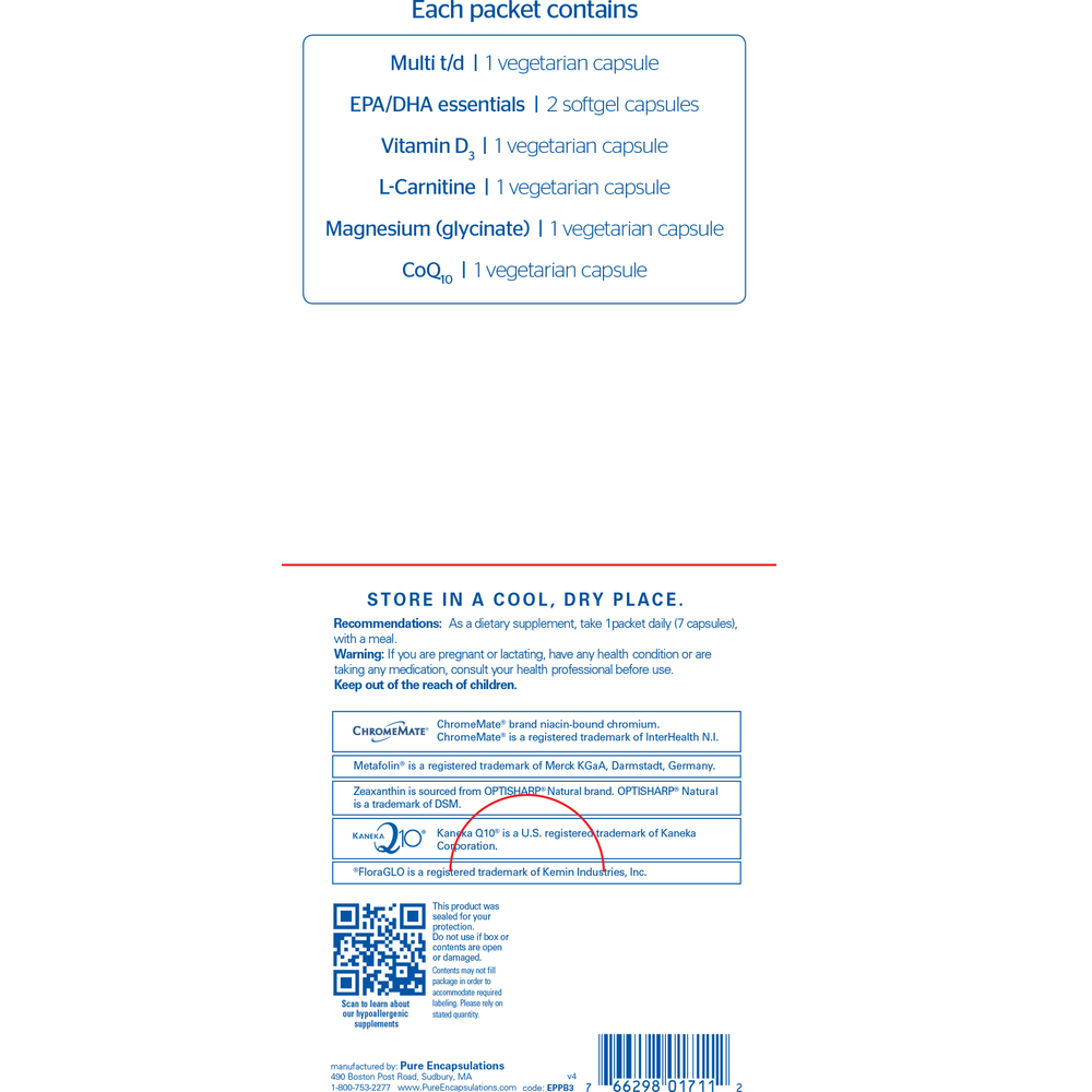Energize Plus Pure Pack packets