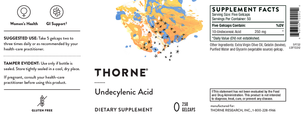 Undecylenic Acid (formerly Formula SF722)