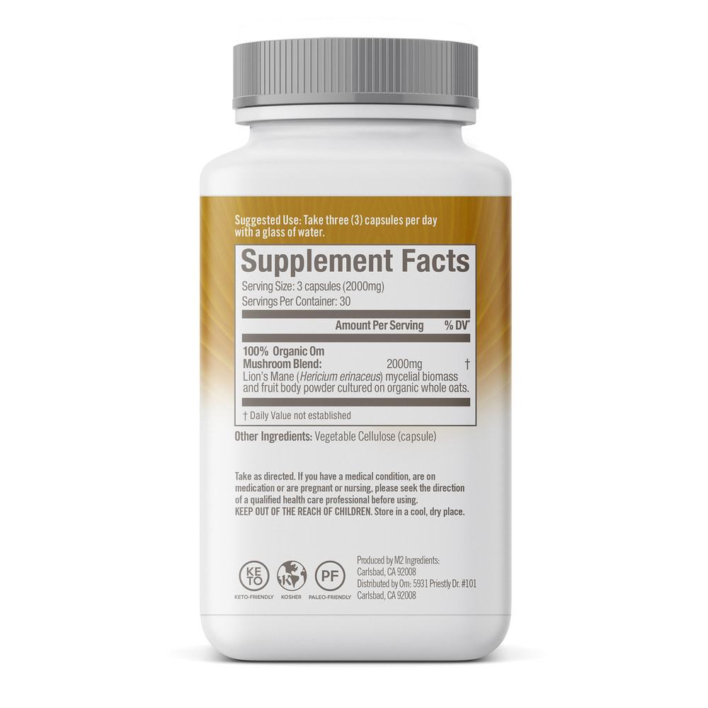 Lion's Mane Mushroom Superfood Capsules